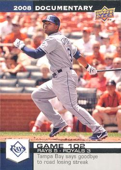 2008 Upper Deck Documentary #3080 Carl Crawford Front