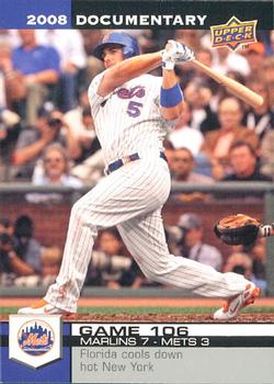 2008 Upper Deck Documentary #3144 David Wright Front