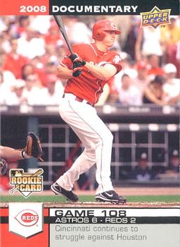 2008 Upper Deck Documentary #3203 Jay Bruce Front