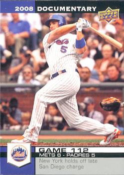 2008 Upper Deck Documentary #3324 David Wright Front