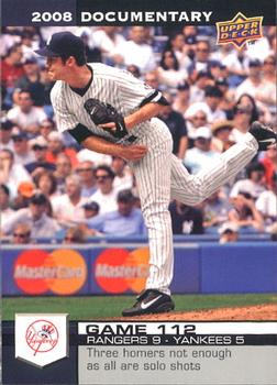2008 Upper Deck Documentary #3327 Mike Mussina Front
