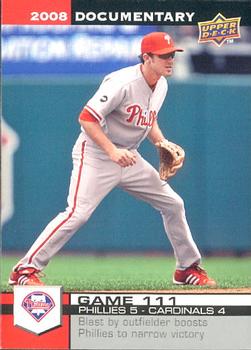 2008 Upper Deck Documentary #3332 Chase Utley Front