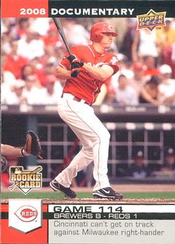 2008 Upper Deck Documentary #3383 Jay Bruce Front