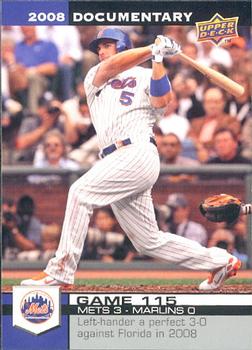 2008 Upper Deck Documentary #3414 David Wright Front