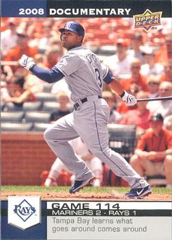 2008 Upper Deck Documentary #3440 Carl Crawford Front