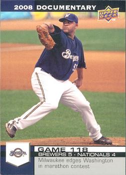 2008 Upper Deck Documentary #3498 CC Sabathia Front