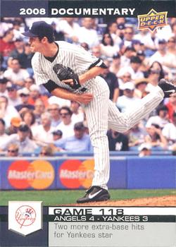 2008 Upper Deck Documentary #3507 Mike Mussina Front