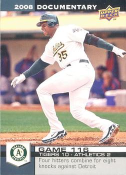 2008 Upper Deck Documentary #3508 Frank Thomas Front