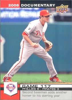2008 Upper Deck Documentary #3512 Chase Utley Front