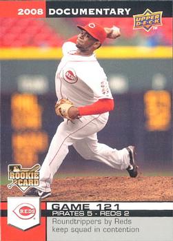 2008 Upper Deck Documentary #3564 Johnny Cueto Front