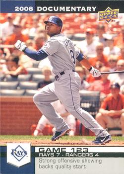 2008 Upper Deck Documentary #3710 Carl Crawford Front