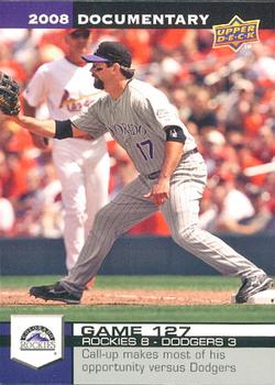 2008 Upper Deck Documentary #3750 Todd Helton Front