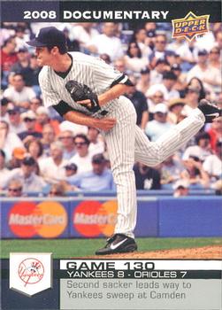 2008 Upper Deck Documentary #3867 Mike Mussina Front
