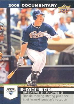 2008 Upper Deck Documentary #4238 Chase Headley Front