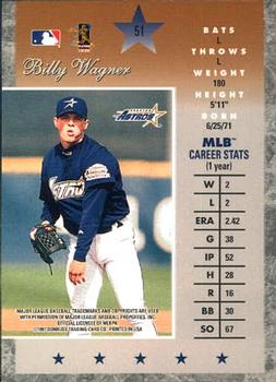 1997 Donruss Elite #51 Billy Wagner Back