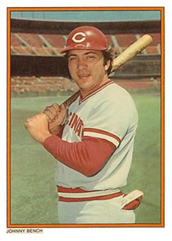 1985 Topps Circle K All Time Home Run Kings #22 Johnny Bench Front