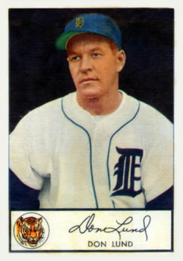 1953 Glendale Hot Dogs Detroit Tigers #NNO Don Lund Front