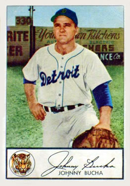 1953 Glendale Hot Dogs Detroit Tigers #NNO Johnny Bucha Front