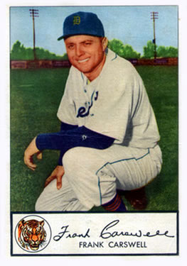 1953 Glendale Hot Dogs Detroit Tigers #NNO Frank Carswell Front