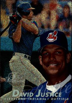 1997 Flair Showcase - Flair Showcase Row 0 (Showcase) #73 David Justice Front