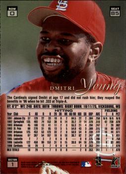 1997 Flair Showcase - Flair Showcase Row 0 (Showcase) #85 Dmitri Young Back