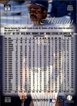 1997 Flair Showcase - Flair Showcase Row 1 (Grace) #100 Eddie Murray Back