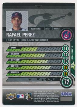 2009 Upper Deck Sega Card Gen #NNO Rafael Perez Back