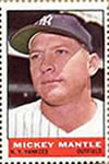 1964 Bazooka Stamps #NNO Mickey Mantle Front