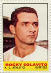 1964 Bazooka Stamps #NNO Rocky Colavito Front