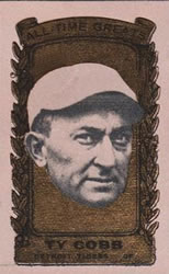 1963 Bazooka All-Time Greats #35 Ty Cobb    Front