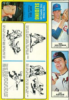 1968 Bazooka - Bazooka Panels #4 Maury Wills / Joe Azcue / Tony Conigliaro / Ken Holtzman / Bill White Back