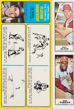 1968 Bazooka - Bazooka Panels #9 Jim Fregosi / Max Alvis / Bob Gibson / Tony Oliva / Vada Pinson Back