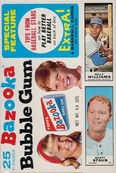 1968 Bazooka - Bazooka Panels #14 Willie Mays / Richie Allen / Gary Peters / Rusty Staub / Billy Williams Front