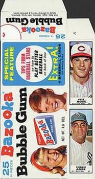 1968 Bazooka - Bazooka Panels #15 Lou Brock / Tommie Agee / Don Drysdale / Pete Rose / Ron Santo Front
