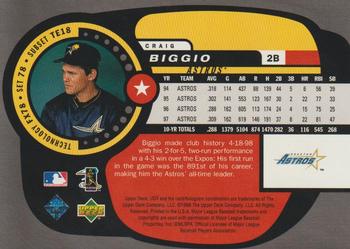 1998 Upper Deck UD3 #78 Craig Biggio Back