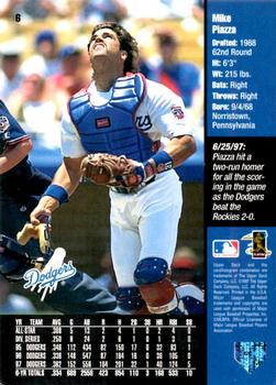 1998 Upper Deck Special F/X #6 Mike Piazza Back