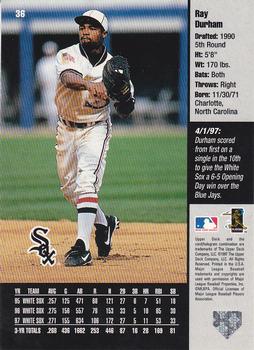 1998 Upper Deck Special F/X #36 Ray Durham Back