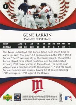 2007 Upper Deck 1987 World Series 20th Anniversary #8 Gene Larkin Back