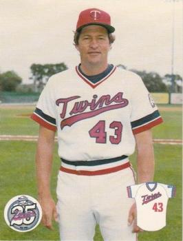 1986 Minnesota Twins #30 Rick Stelmaszek Front
