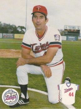 1986 Minnesota Twins #31 Ray Miller Front