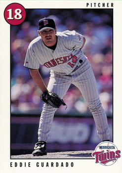 1996 Marquette Bank Minnesota Twins #17 Eddie Guardado Front