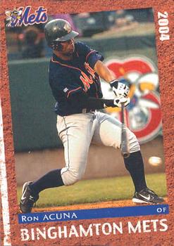 2004 Grandstand Binghamton Mets #1 Ronald Acuna Front