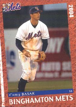 2004 Grandstand Binghamton Mets #3 Chris Basak Front