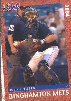 2004 Grandstand Binghamton Mets #10 Justin Huber Front