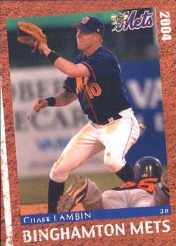 2004 Grandstand Binghamton Mets #12 Chase Lambin Front