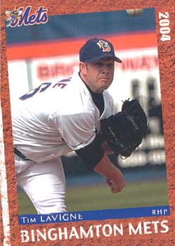 2004 Grandstand Binghamton Mets #13 Tim Lavigne Front