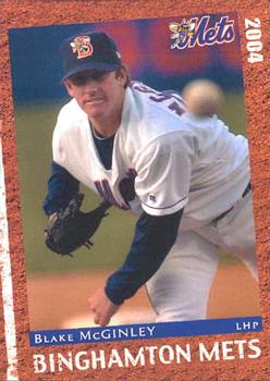 2004 Grandstand Binghamton Mets #16 Blake McGinley Front