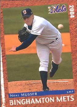 2004 Grandstand Binghamton Mets #17 Neal Musser Front