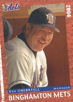 2004 Grandstand Binghamton Mets #18 Ken Oberkfell Front