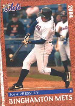 2004 Grandstand Binghamton Mets #23 Josh Pressley Front
